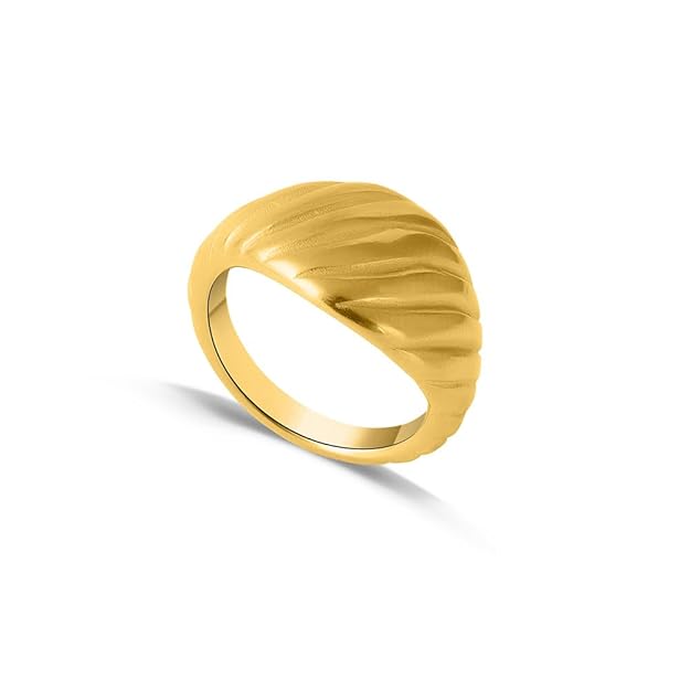 Croissant Dome Ring 1